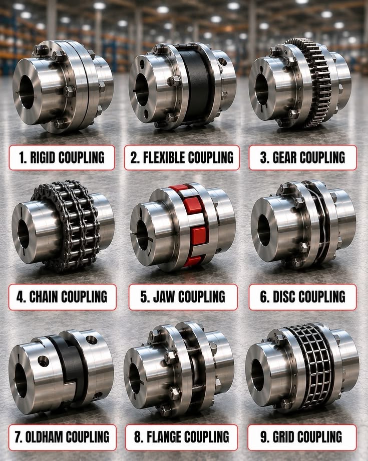 types of couplings